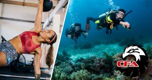 crossfit and scuba diving